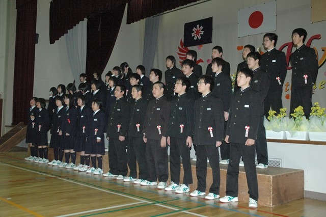 第65回上士幌中学校卒業証書授与式が開催されましたの画像