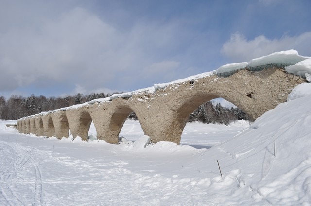 タウシュベツ川橋梁&キノコ氷のいまの画像
