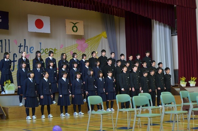 第66回上士幌中学校卒業証書授与式が挙行されましたの画像