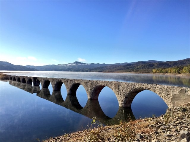 タウシュベツ川橋梁のいまの画像