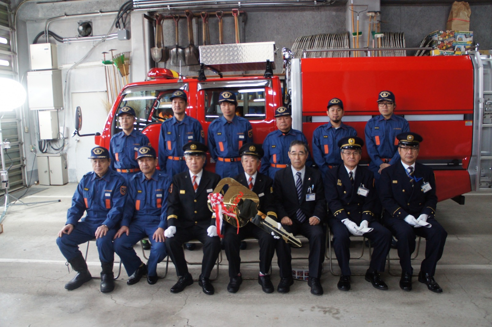 総務省消防庁から消防車が配備されました。の画像