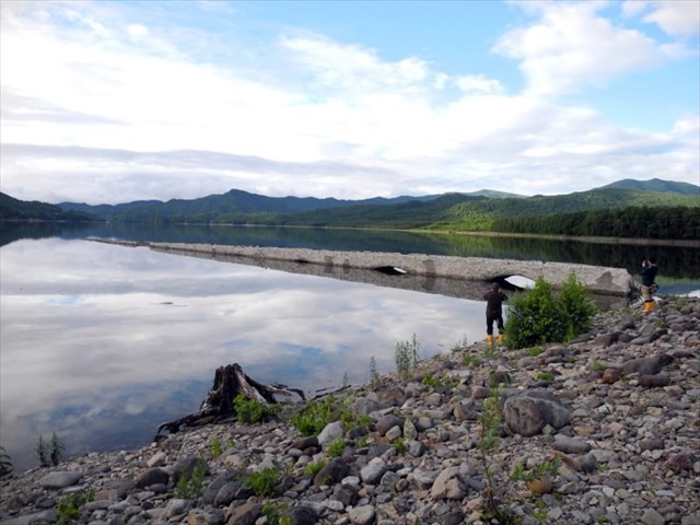 タウシュベツ川橋梁のいまの画像