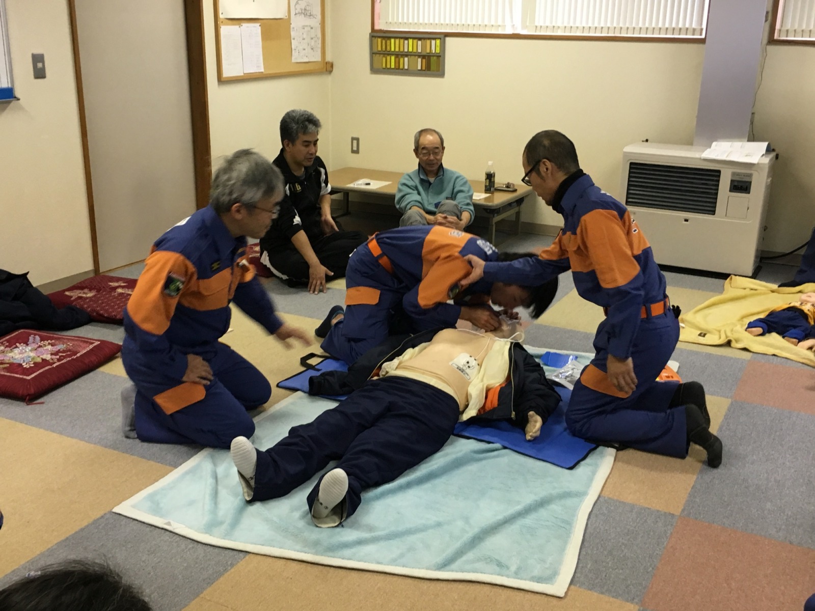 上士幌消防団第2分団が上級救命講習を実施しましたの画像