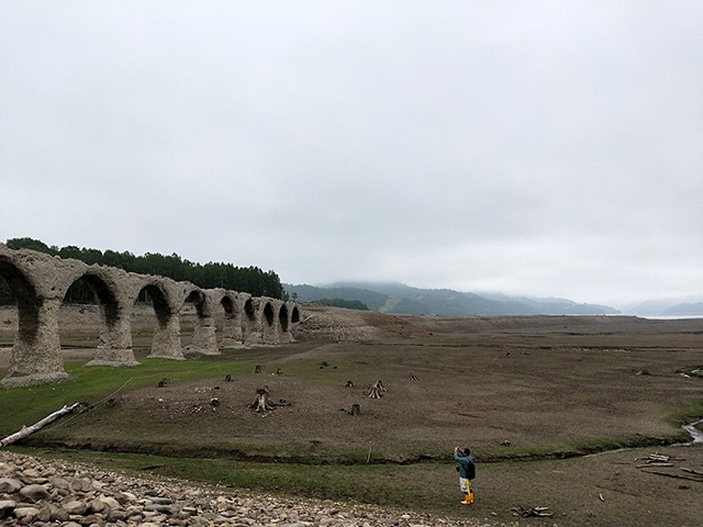 タウシュベツ川橋梁のいまの画像