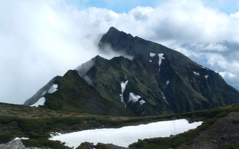 ニペソツ山標高年