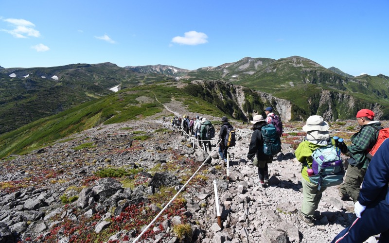 糠平小学校閉校記念登山