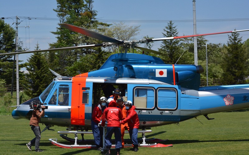 ぬかびら源泉郷地区合同防災訓練