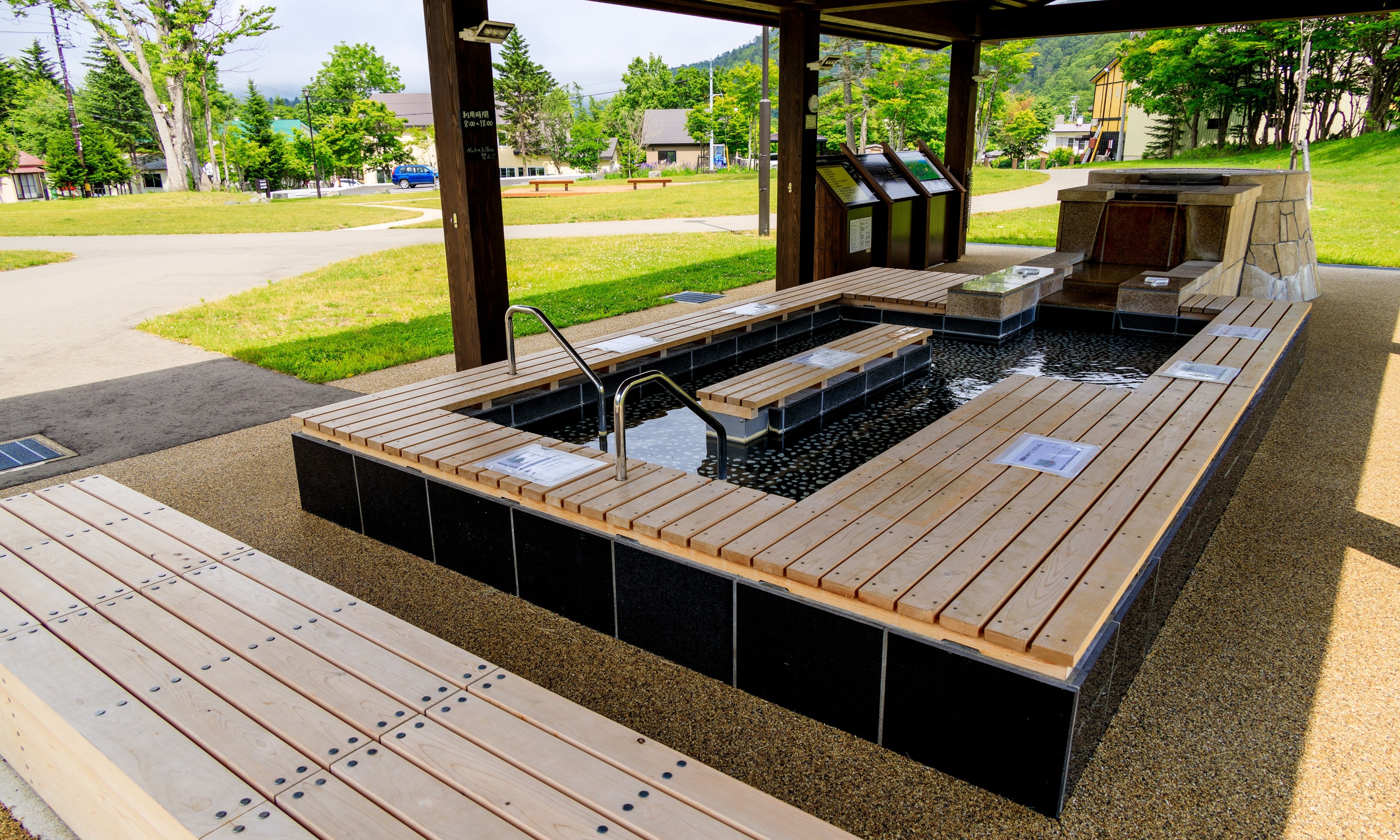 ぬかびら源泉郷温泉公園（令和3年7月1日撮影）の画像