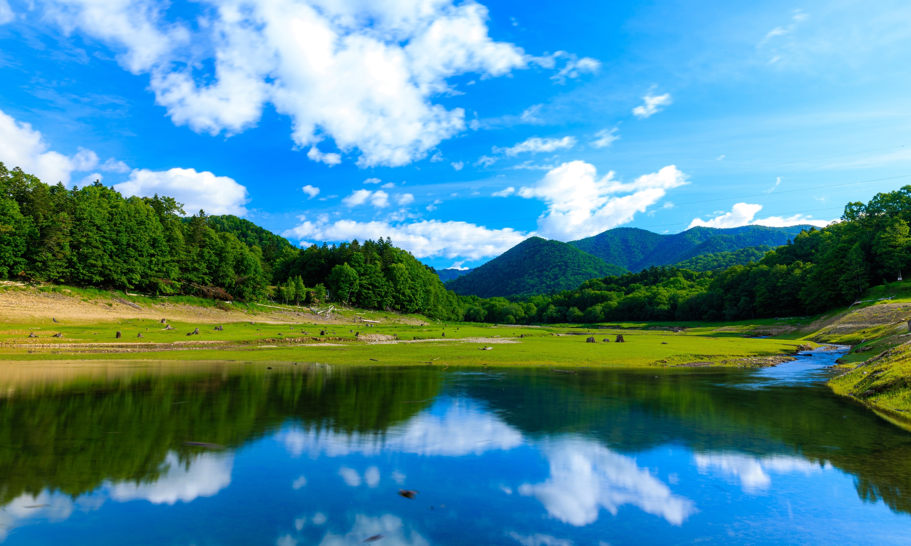 糠平湖（令和4年6月28日撮影）の画像