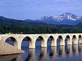 アーチ橋の画像